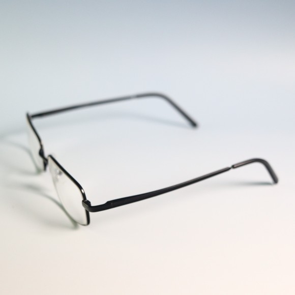 Peachtree 7719 Eyeglasses Capri Black 56-19 145 slim frame rectangle rim N5 - Picture 7 of 11